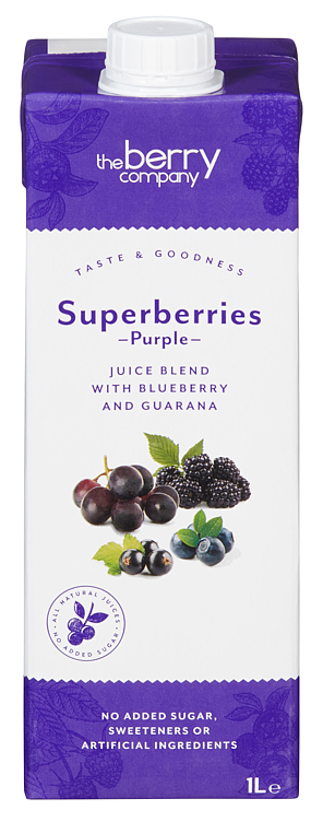 Superberries Skogsbær u/Tils Sukker 1l Berry Co