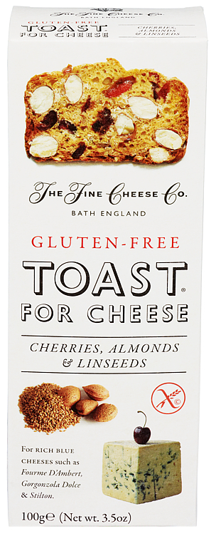 Glutenfri Toast m/Kirsebær og Mandler 100g Fine Cheese