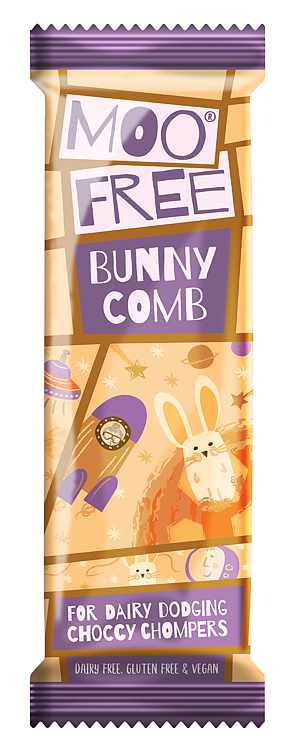 Melkefri Vegansjokolade Bunny Comb