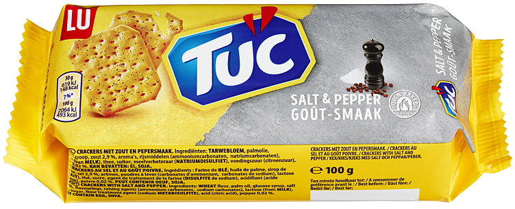Tuc Salt & Pepper 100g