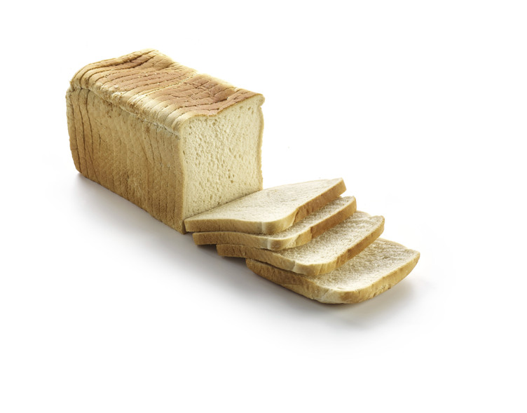 White Sandwich Bread 800g Brød Oppskåret Loff