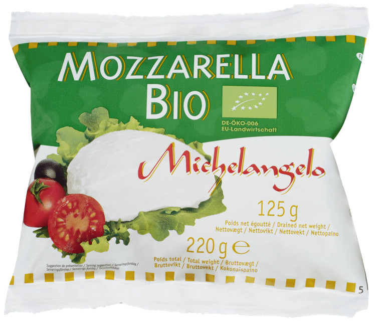 Mozzarella Økologisk 125g Oc