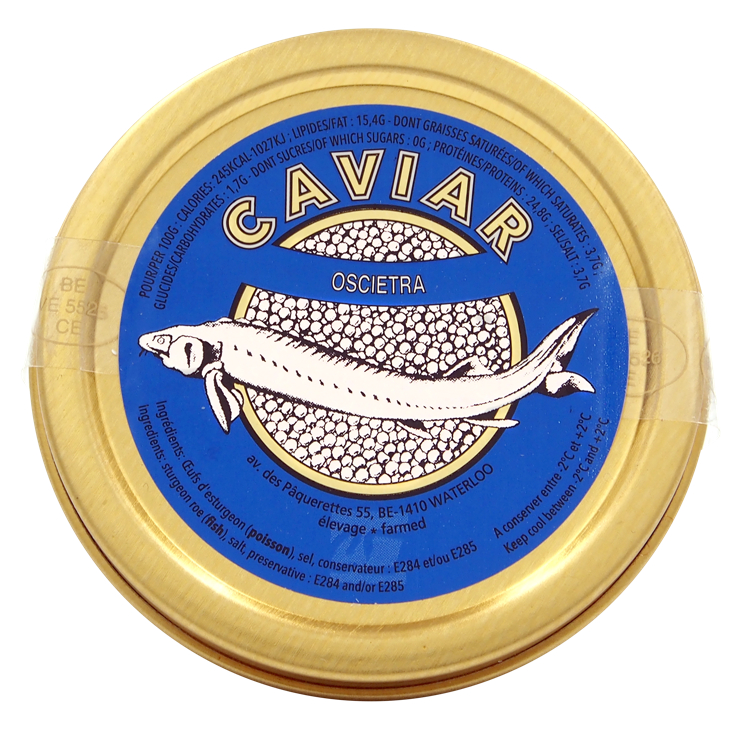 Caviar Oscietra 125g Caspian Tradition