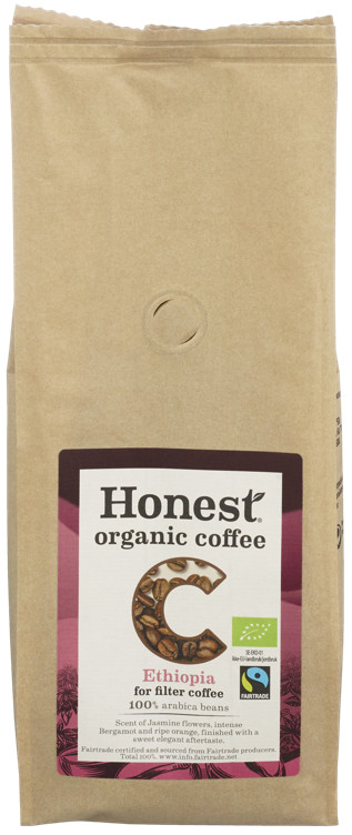 Honest Ethiopia Bønner For Filter Kaffe 250g