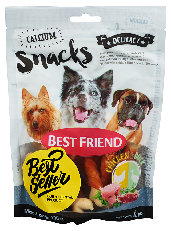 Best Friend Snacks Calcium Kylling & And 100g