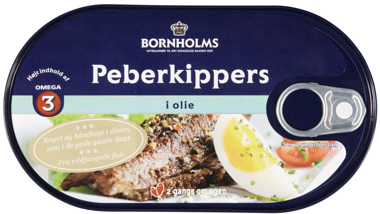 Pepperkippers i Olje 190g Bornholms