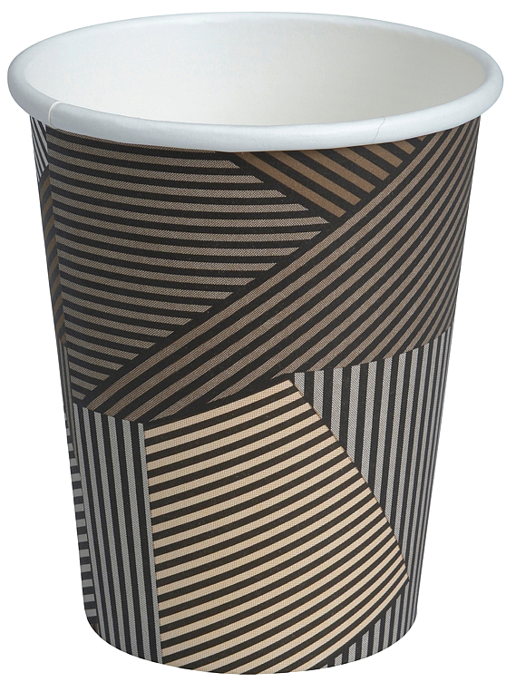 Kaffebeger Abena Gastro Lines 9cm Ø8cm Brun Pe/papp 8 oz