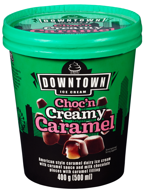 Downtown Choc'n Creamy Caramel 500ml