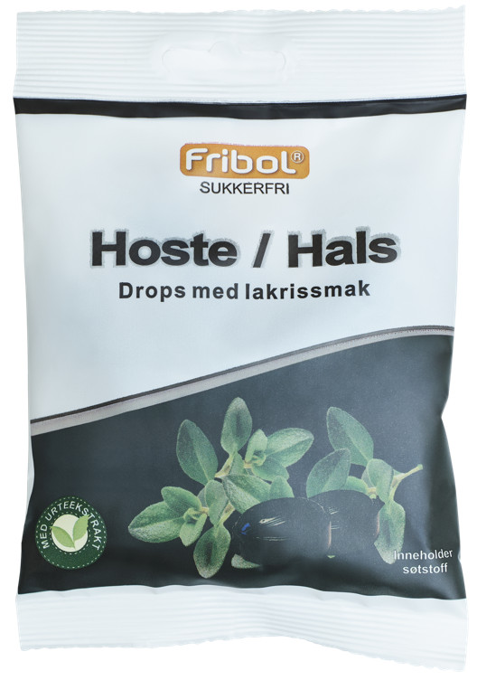 Fribol Hoste/hals Sukkerfri Lakris