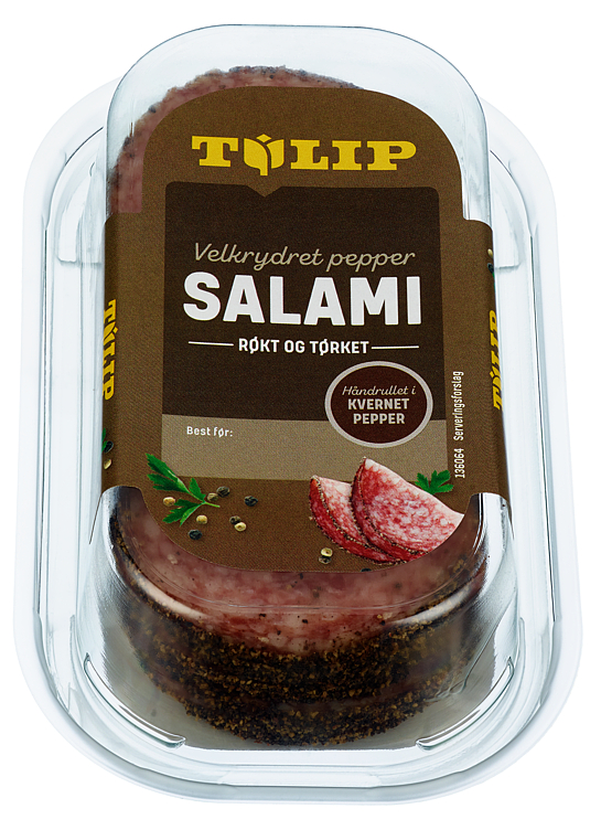 Dansk Peppersalami 125g Kjøl Tulip