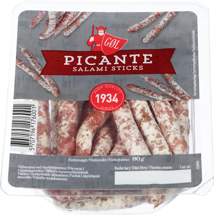 Salami Snacks Picante 80g Gøl