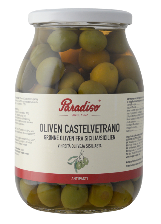 Paradiso Oliven Grønn Castelvetrano 6x1kg