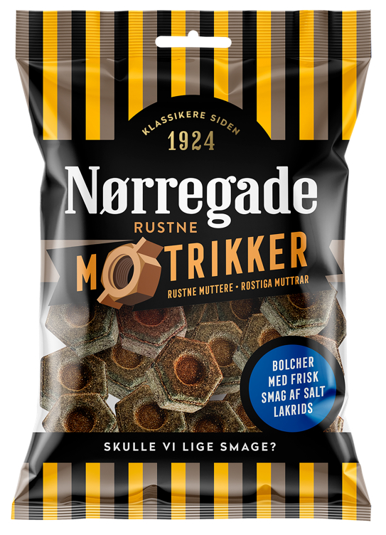 Nørregade Rustne Møtrikker 100g