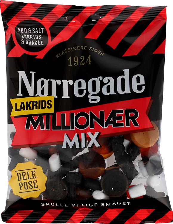 Nørregade Millionærmix Lakrids 180g