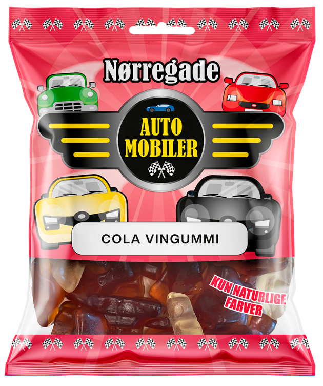 Bilde av Automobiler Cola Vingummi 70g