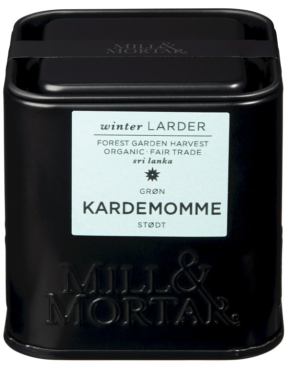 Krydder Malt Kardemomme Grønn 30g Mill & Mortar