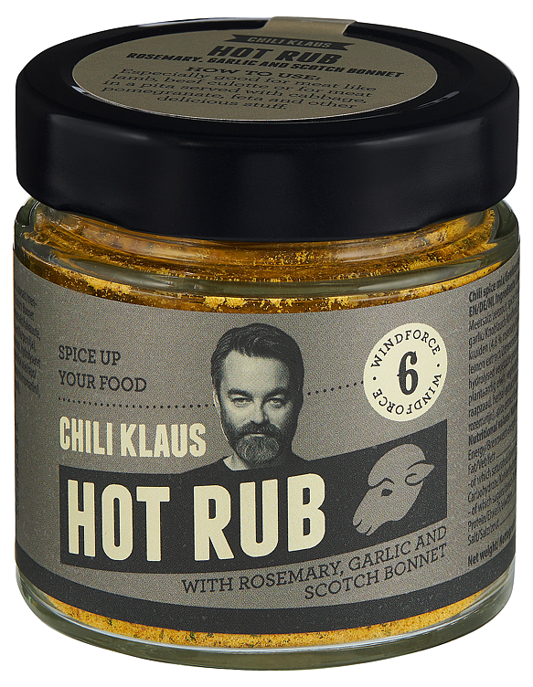 Hot Rub Vindstyrke 6 100g Chili Klaus