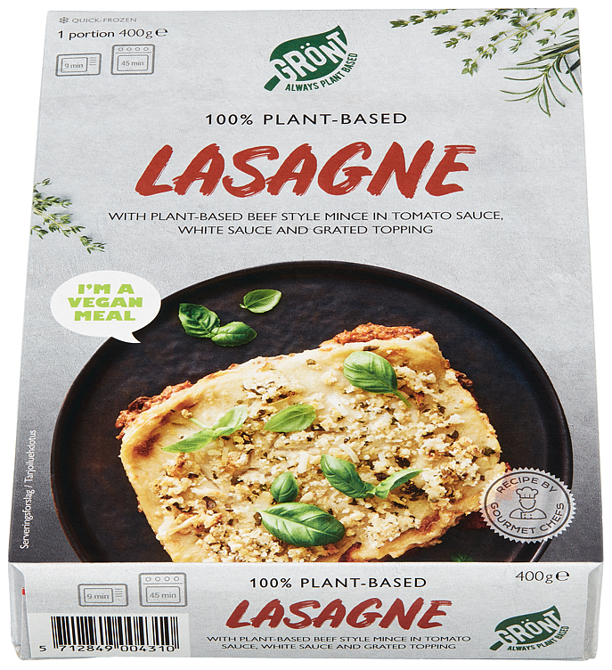 Grönt Lasagne 400g