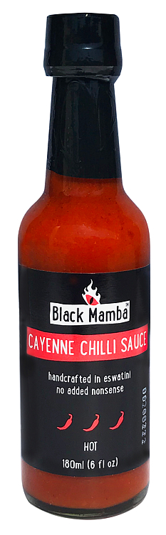 Black Mamba Cayenne Chilli Sauce 180ml