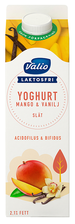 Laktosefri Mango/vanilje Yoghurt 1000g