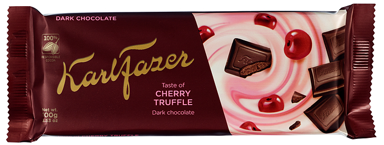 Karl Fazer Dark Cherry Truffle 100g
