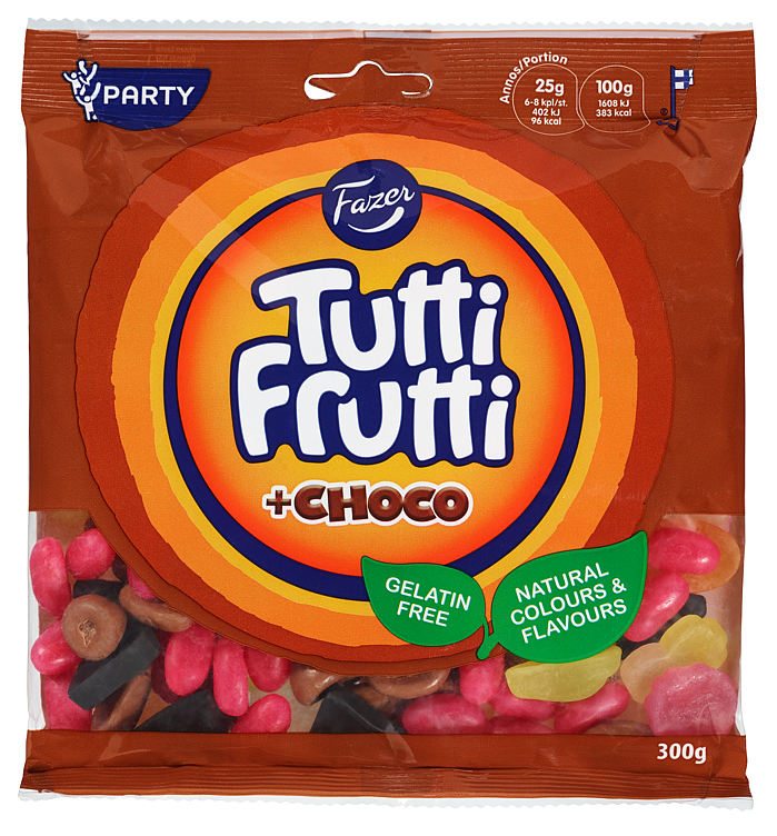 Fazer Tutti Frutti Choco 300g