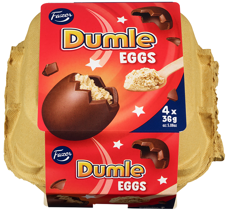 Fazer Dumle Mousse Egg 4-pack 144g