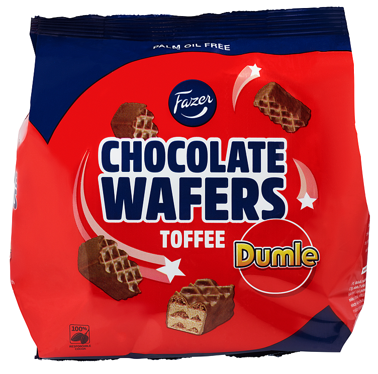 Fazer Dumle Chocolate Wafer 175g