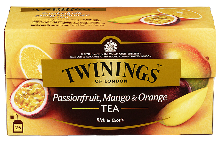 Twinings Passionfruit, Mango & Orange Te 25bg