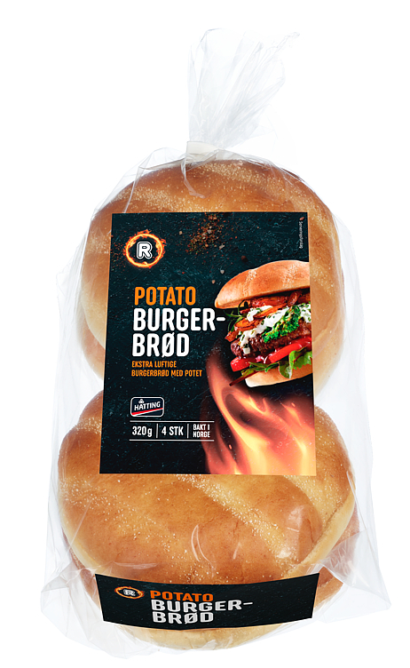 True Style Potato Hamburgerbrød 80gx4stk