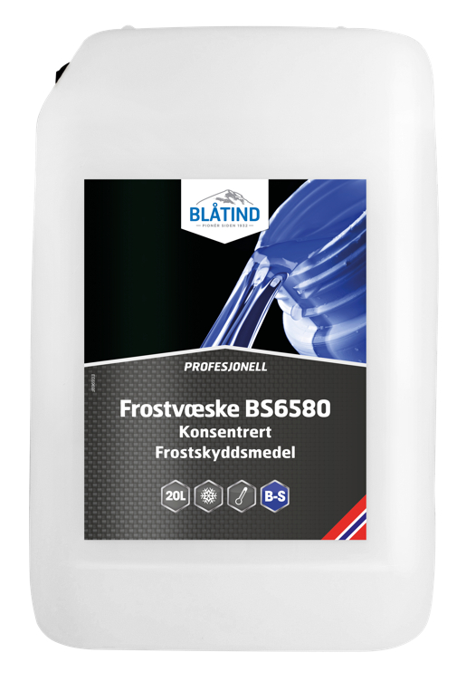 Blåtind Profesjonell Frostvæske Kons Bs6580 Blå 20l