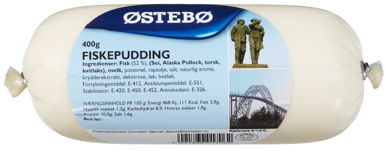 Fiskepudding 400g Rund Østebø