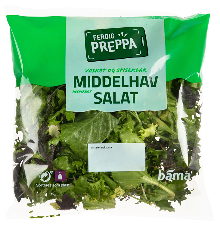 Middelhavsalat 80g Ferdig Preppa