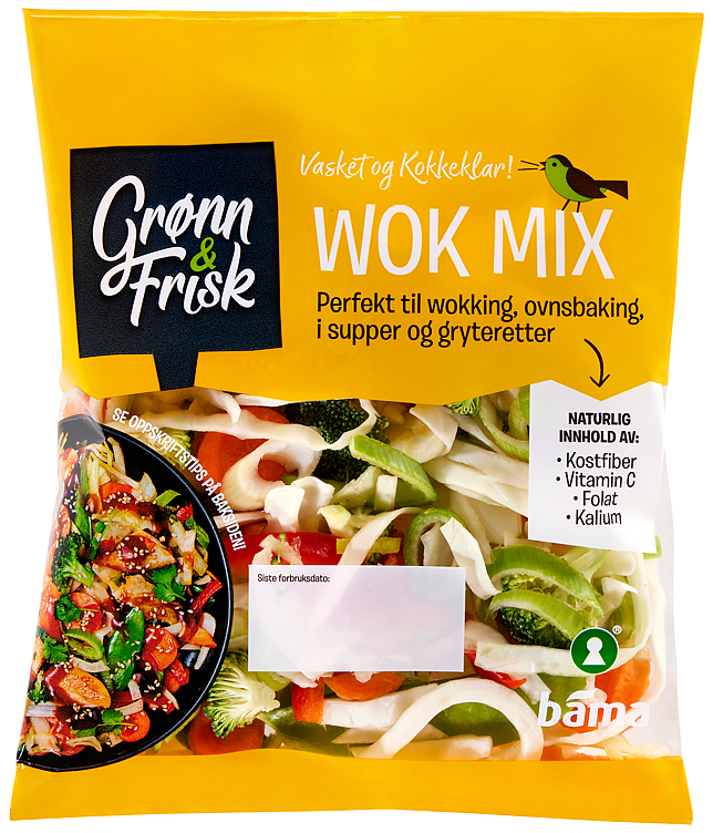 Wok Mix 300g Grønn&Frisk