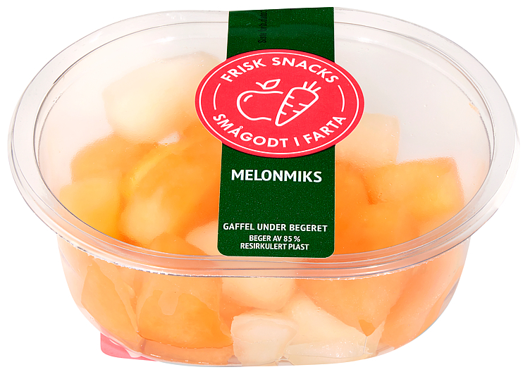 Bilde av Melonmiks 200g med Gaffel Bama Frisk Snacks