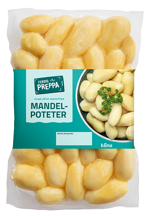 Mandelpoteter 1kg Kokt Ferdig Preppa