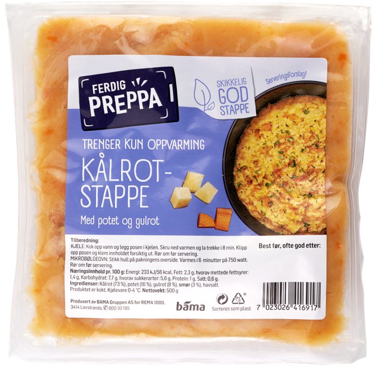 Kålrotstappe 500g Ferdig Preppa