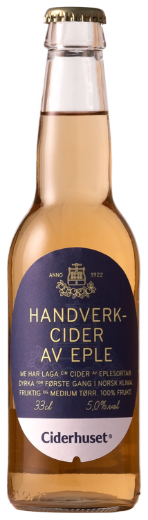 Bilde av Handverkcider Eple 5% 33 cl Balholm