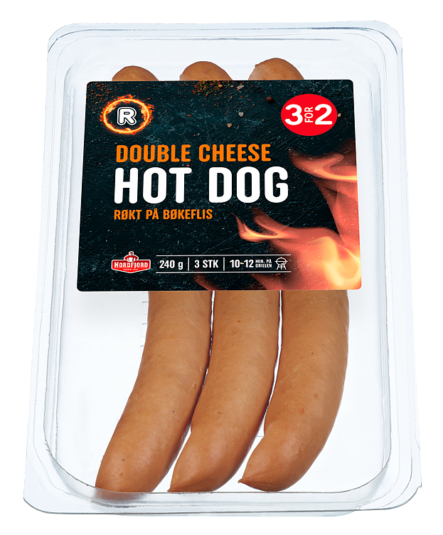 Double Cheese Hot Dog 240g