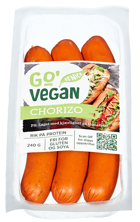 Bilde av Go'vegan Chorizo 240g