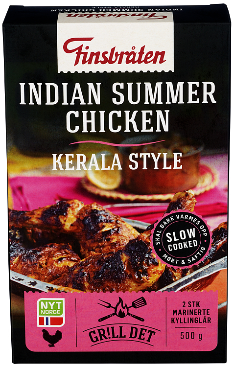 Finsbråten Indian Summer Chicken, Keralan Curry, 500g