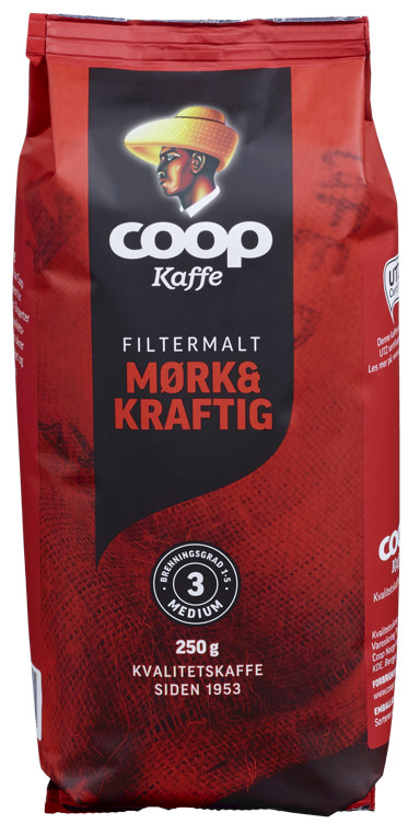 Coop Rød Filter 250g Coop Kaffe