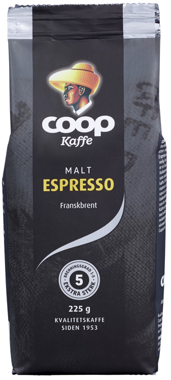 Coop Espresso Malt 225g Coop