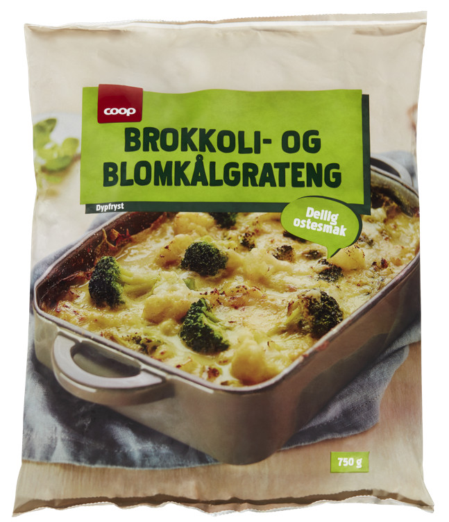 Bilde av Brokkoli Blomk Grat 750g Coop