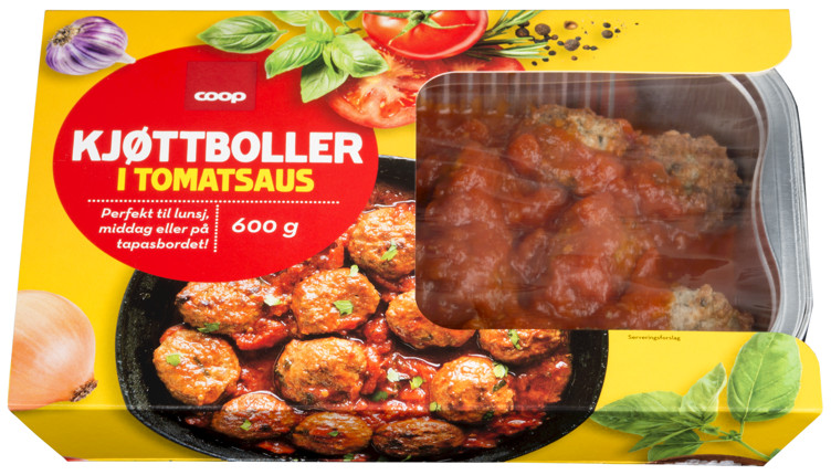 Coop Kjøttboller i Tomatsaus 600g