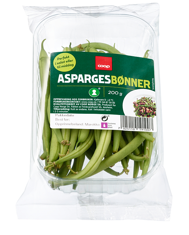 Coop Aspargesbønner 200g