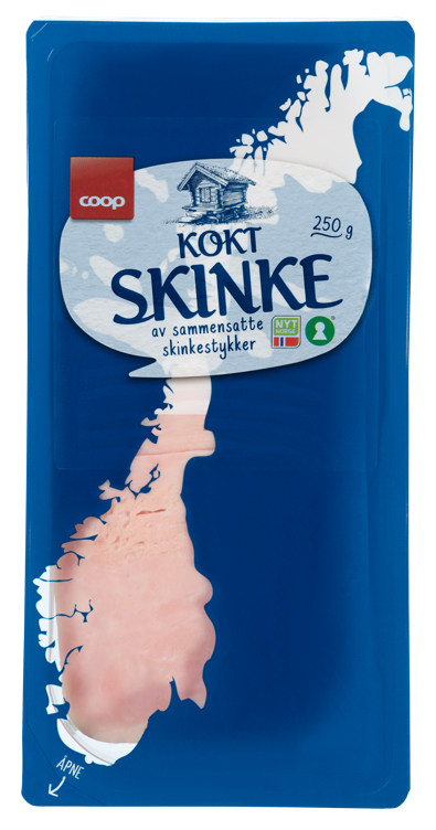 Coop Kokt Skinke 250g