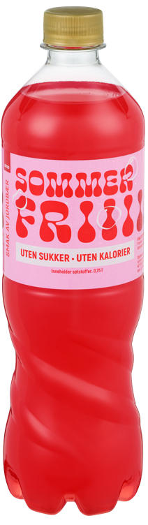 Coop Leskedrikk Frii Sommerfrii Jordbær Smak 0.75l uten Sukker
