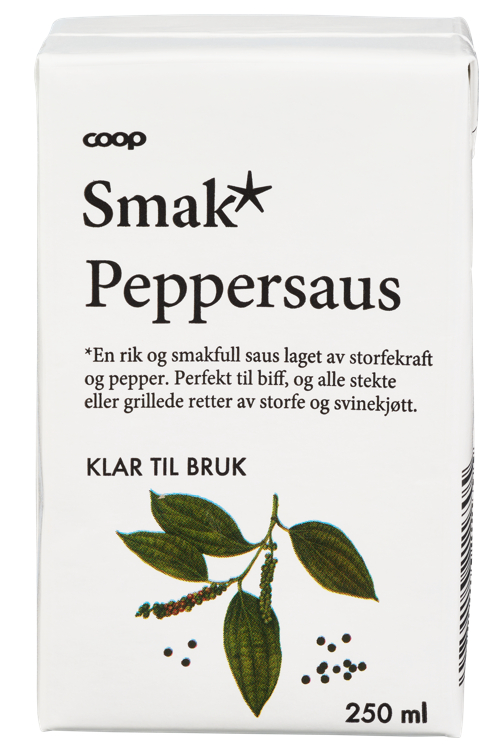 Peppersaus 250ml Smak*