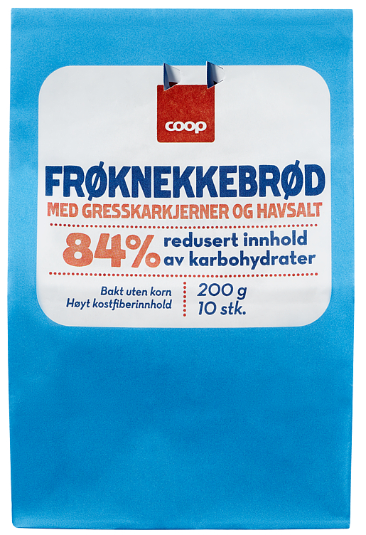 Coop Frøknekkebrød med Gresskar og Salt 200g